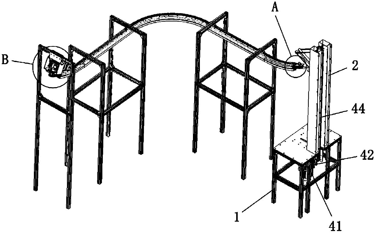 Suspension sorting device