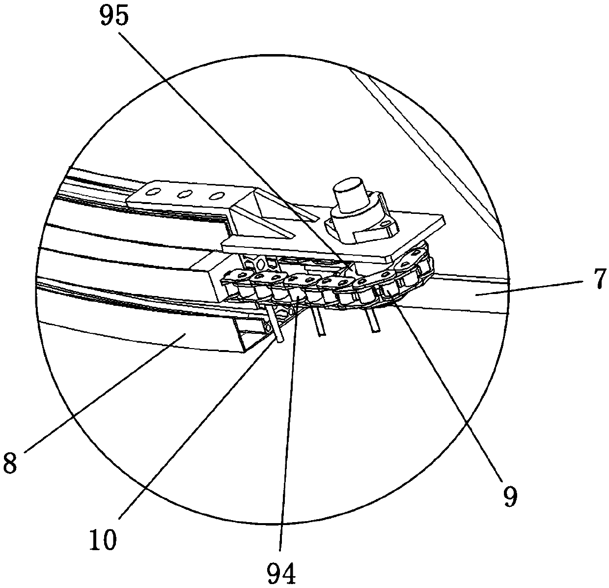 Suspension sorting device