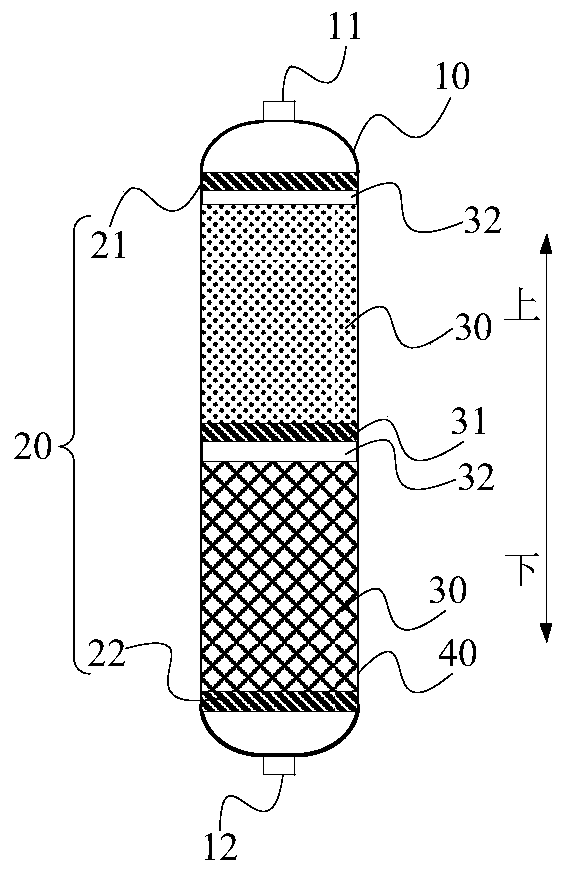 Vertical adsorber and gas purification and adsorption system and method