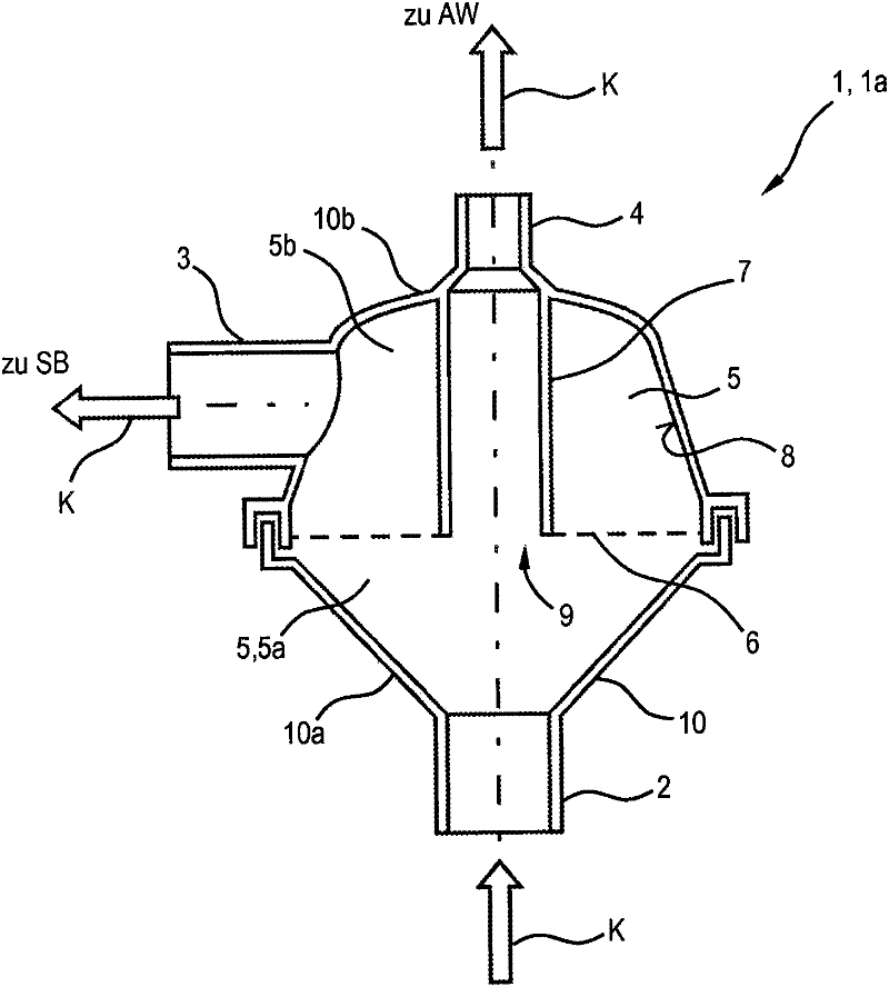 Household laundry dryer and filtering method