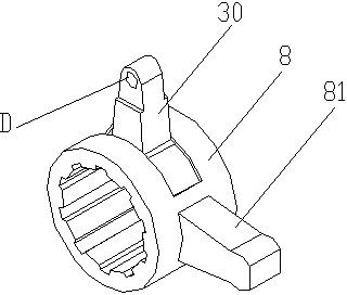 Gear selecting and shifting mechanism for cam