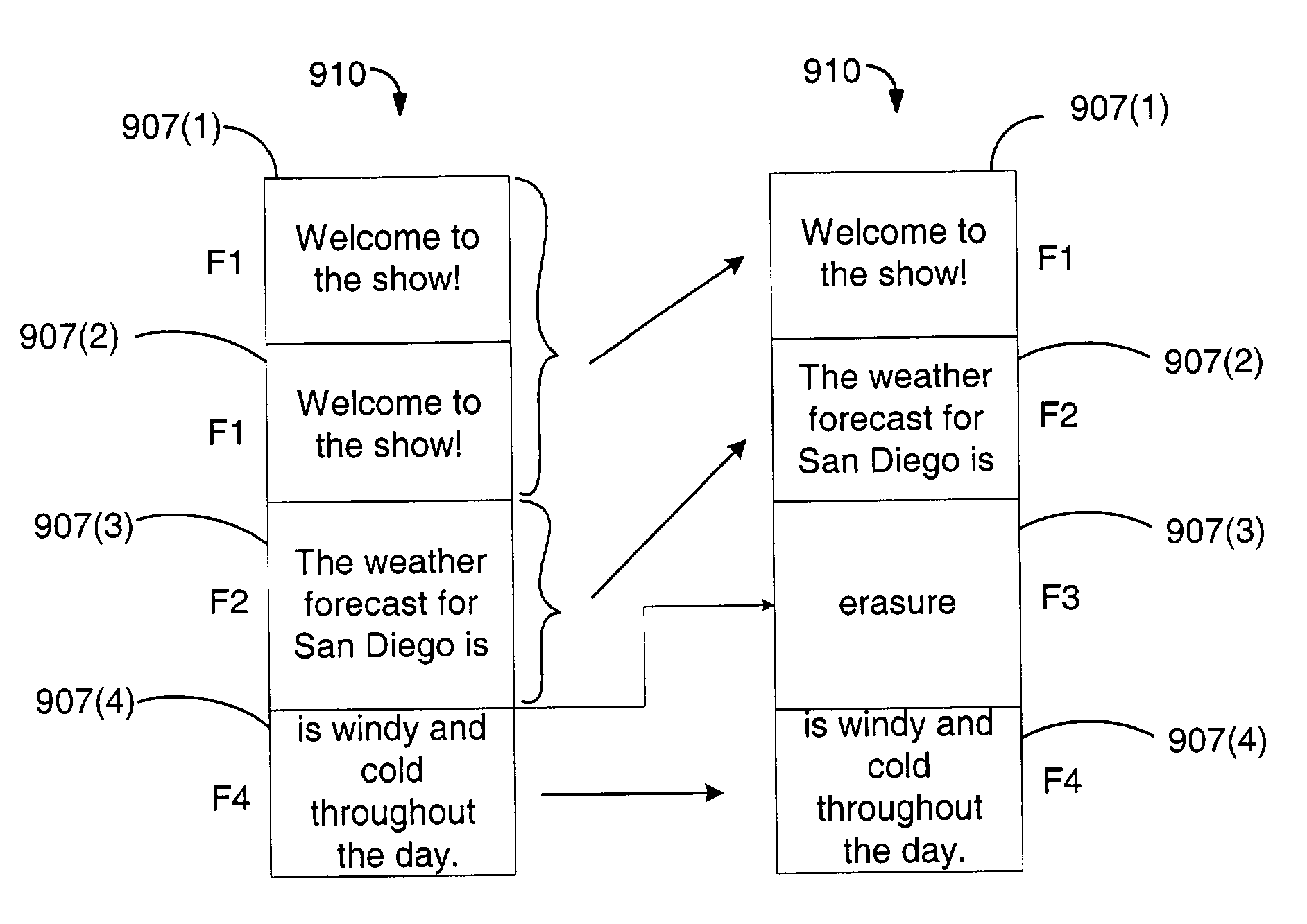 Method and system for communicating content on a broadcast services communication system