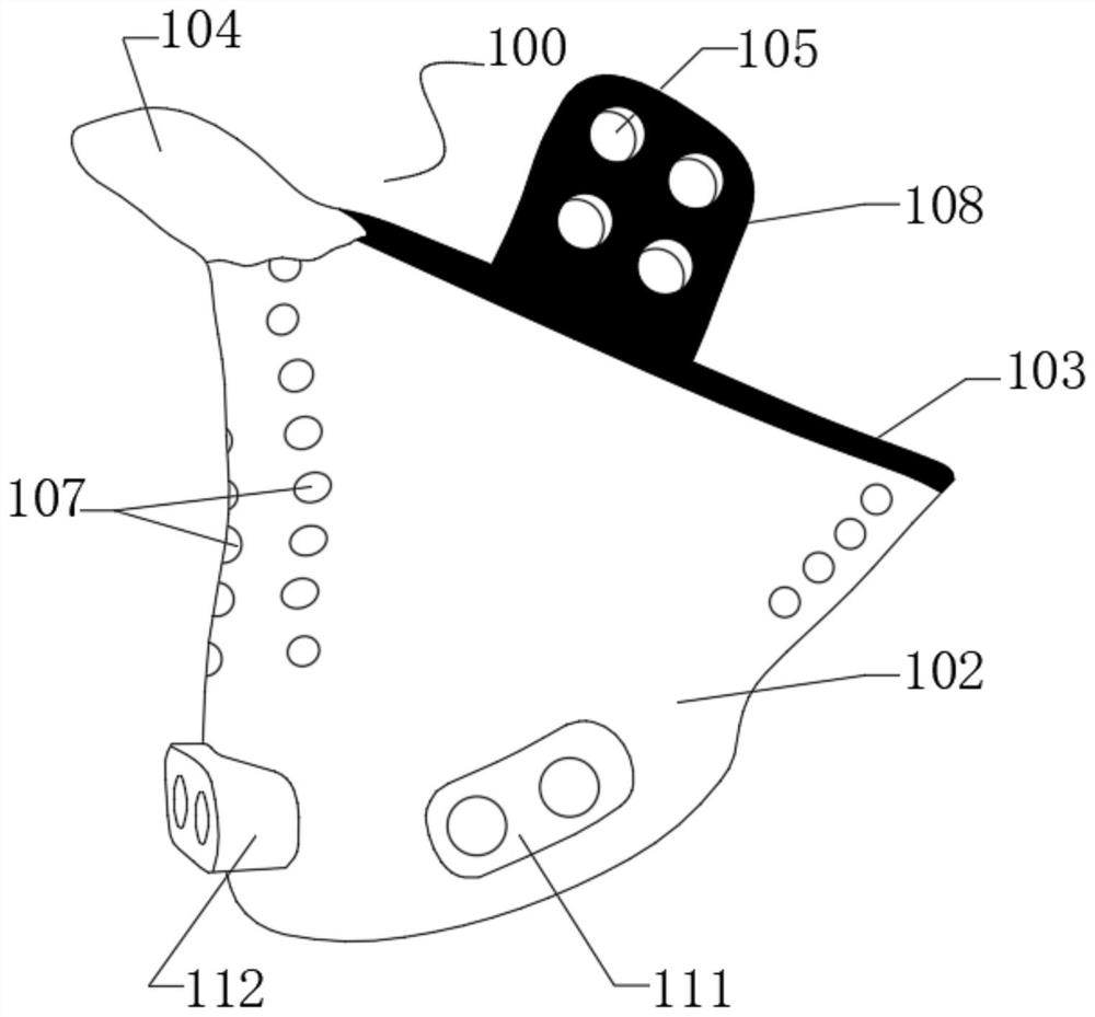 Split assembly type semi-pelvis replacement prosthesis