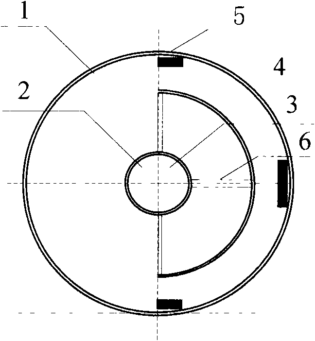 Magnetization-membrane filtering device