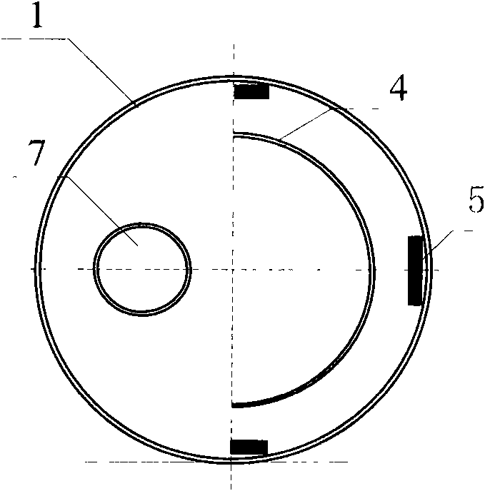 Magnetization-membrane filtering device