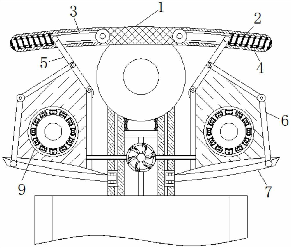 Environment-friendly mosquito trapping device for building construction site lighting