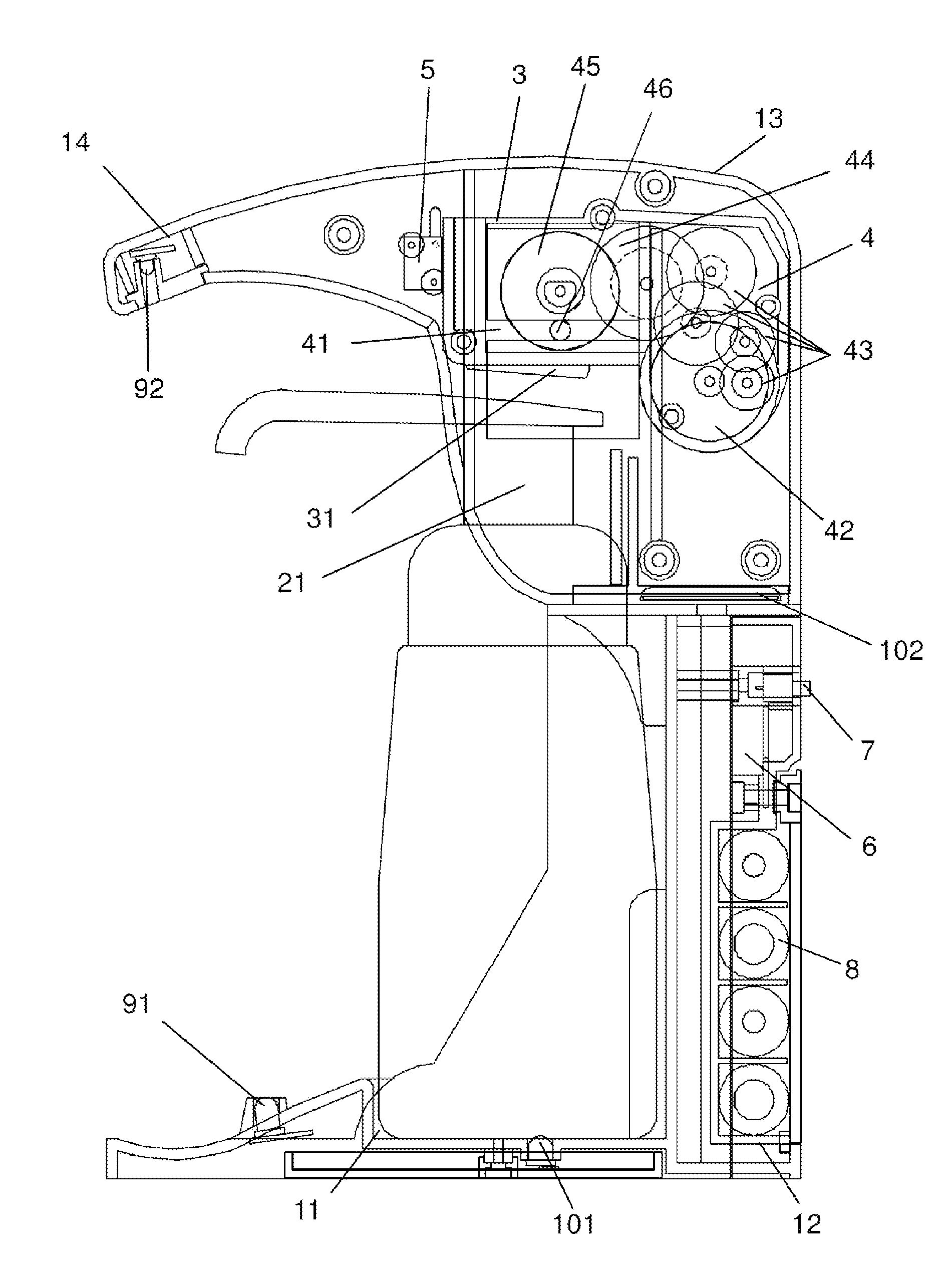 Automatic soap dispenser with notification function