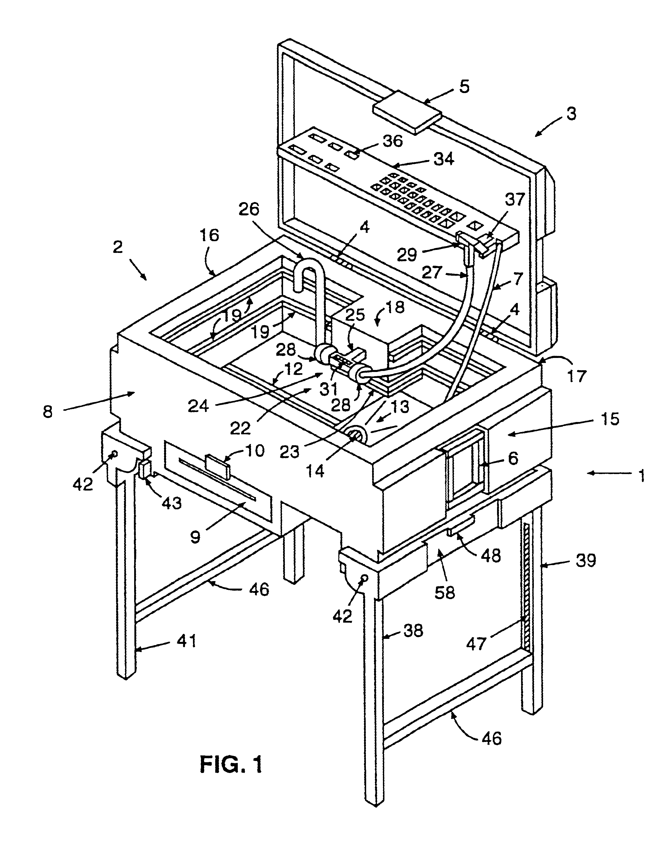 Combination game cleaning station, portable sink and ice chest