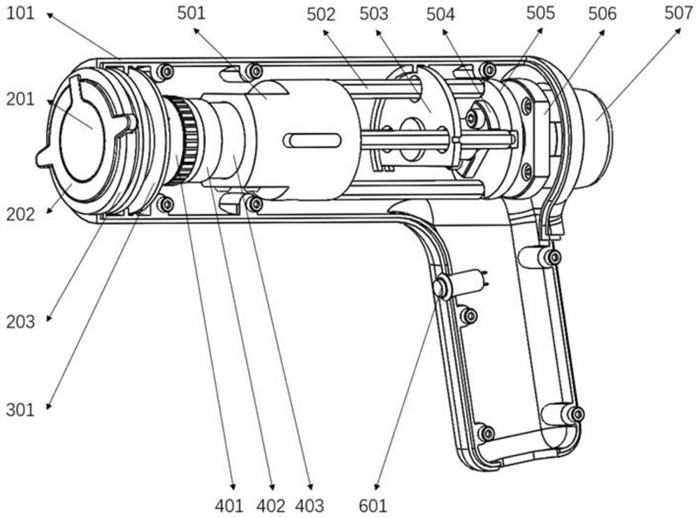 Dermatoscope capable of adjusting working distance and being used for assisting confocal microscope