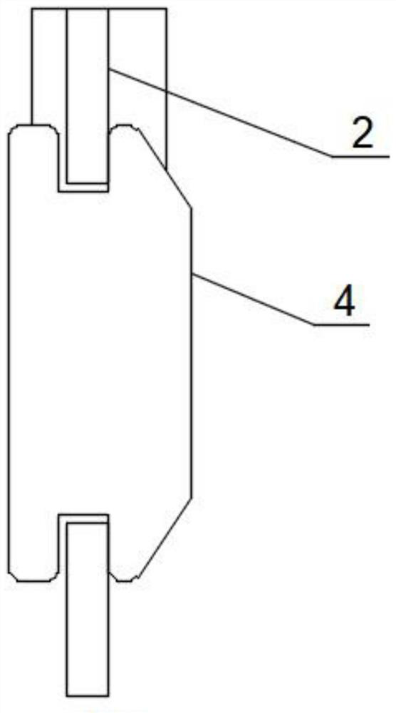 Porous paint-free glass door structure and processing method thereof