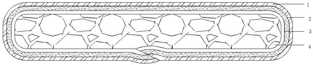 Graphite heat conducting foam and preparation process thereof