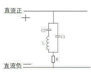 Third-order resistance wave base high-pass filter device and electric power supply system with same