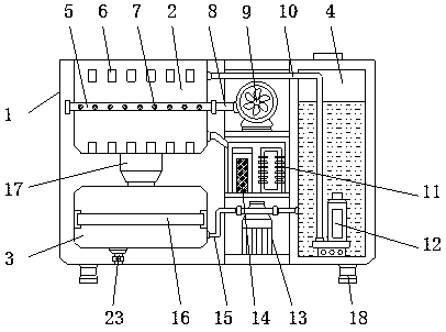 Automatic cleaning device for quartz wafers