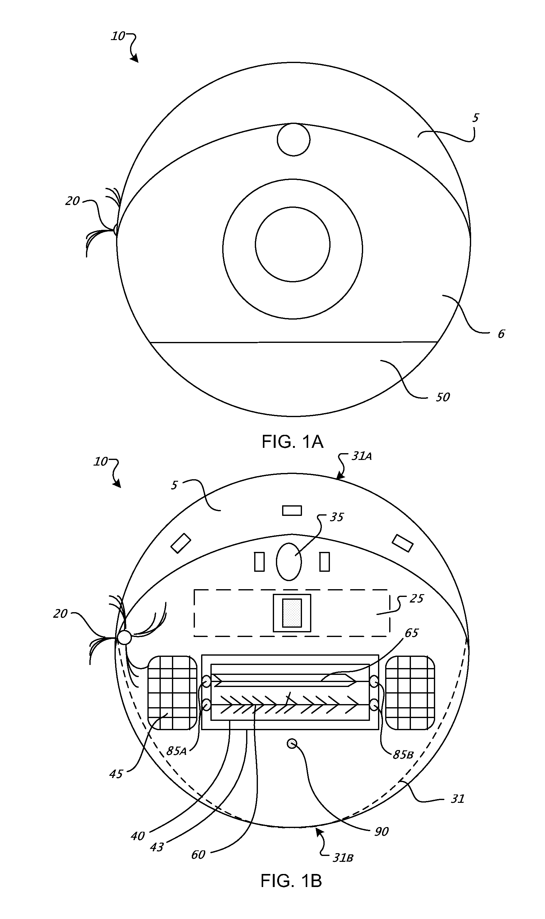 Cleaning Robot Roller Processing