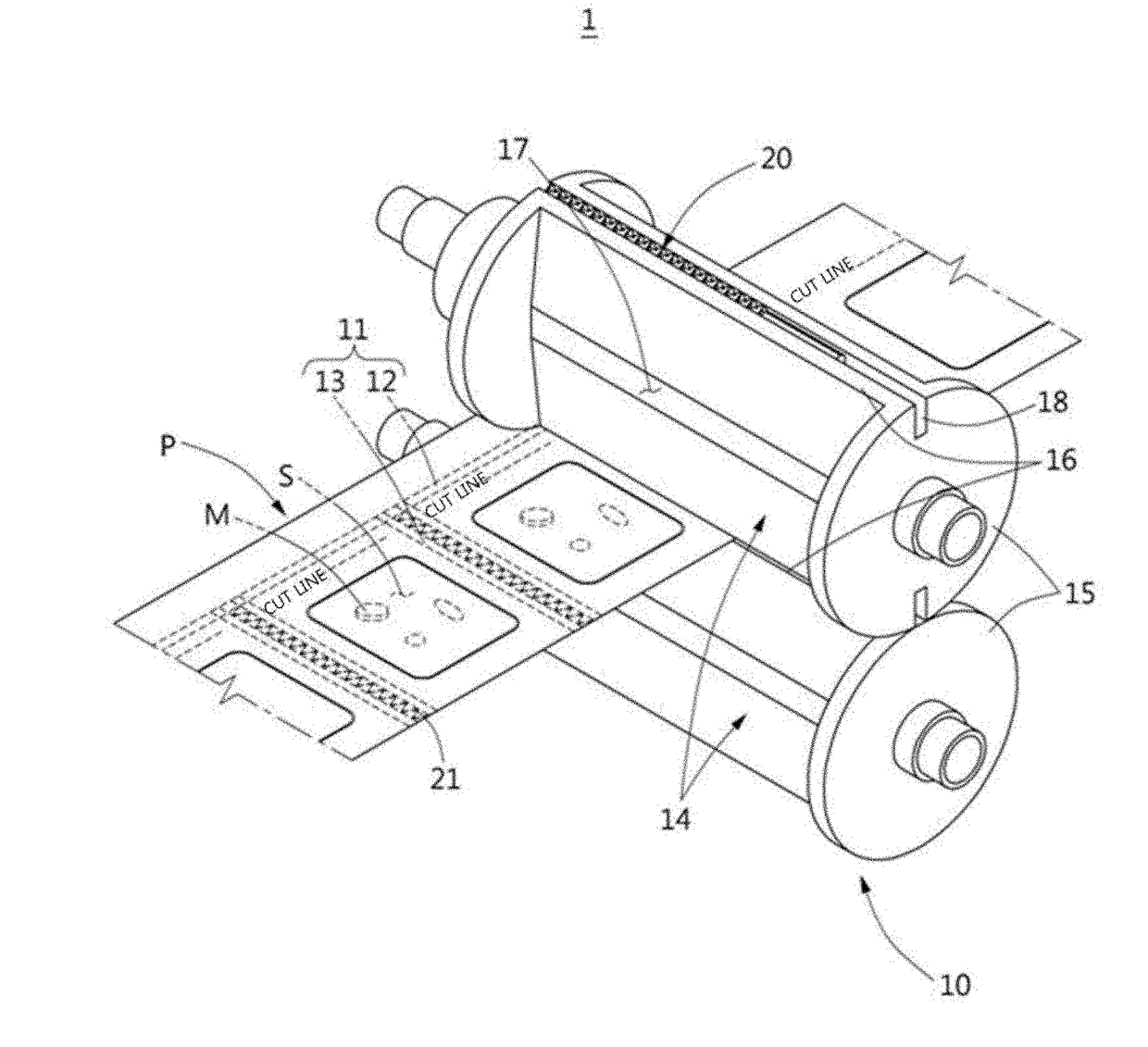 Drug packaging device