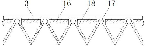 Auxiliary safety isolation mechanism for self-storage hidden pedals of rail transit trains