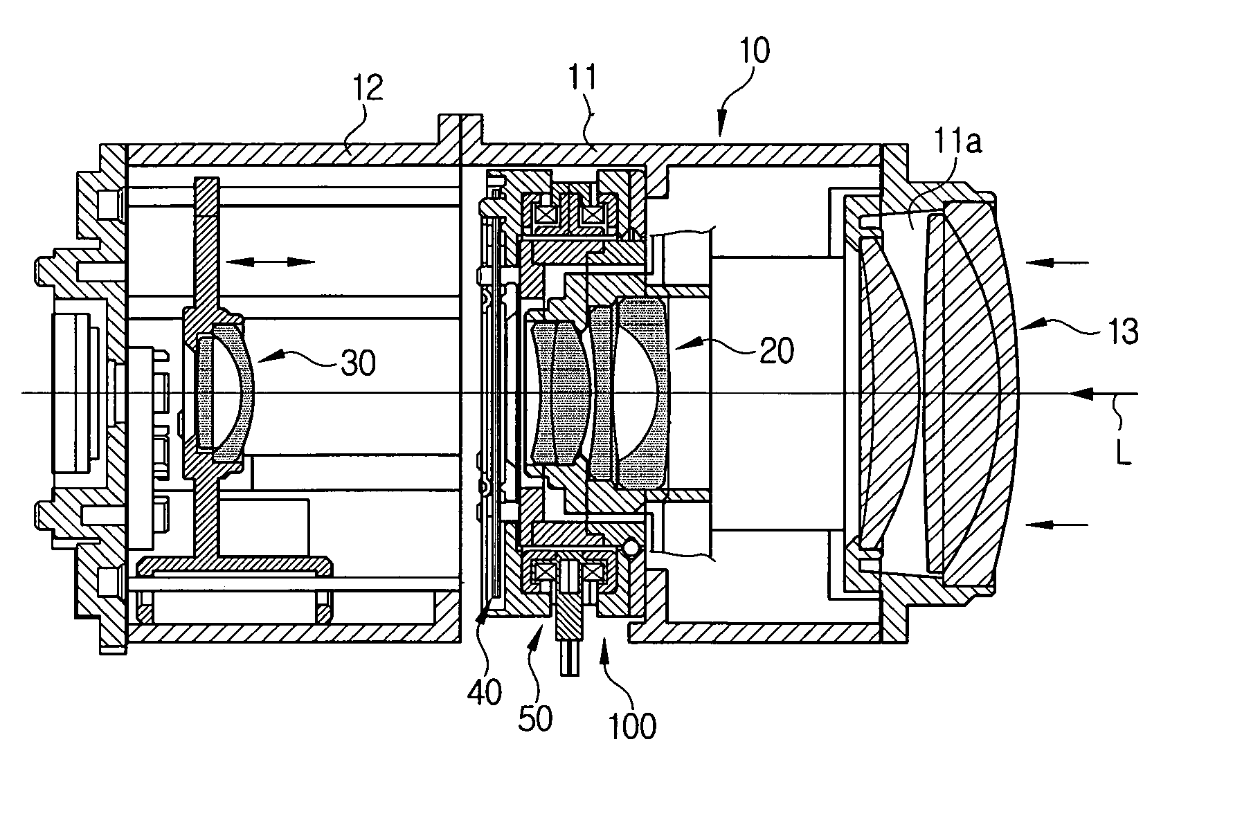 Iris diaphragm device, diaphragm driving device and camera unit including the same, and diaphragm control method