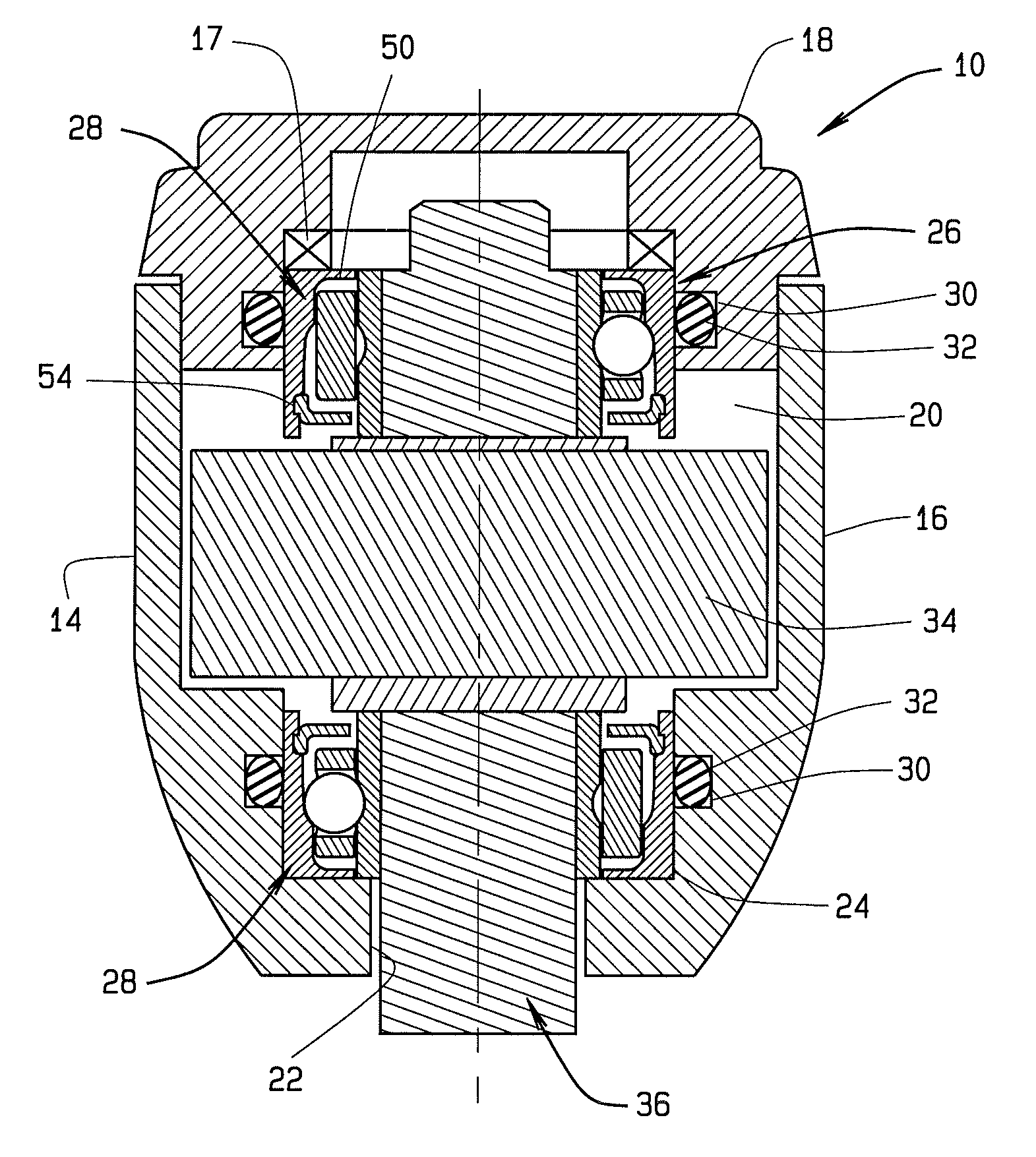 High speed ball bearing for dental or medical handpieces