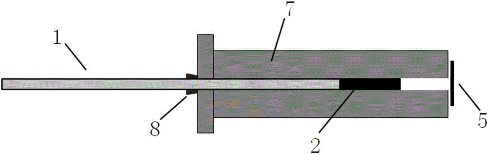 Fiber Fabry-Perot sonic probe device and manufacturing method thereof