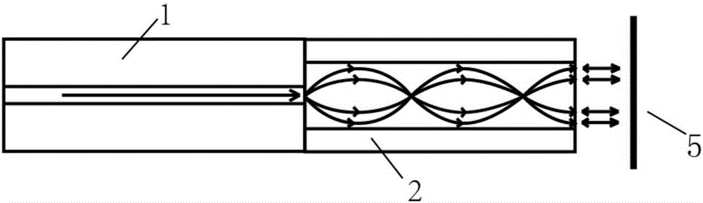 Fiber Fabry-Perot sonic probe device and manufacturing method thereof