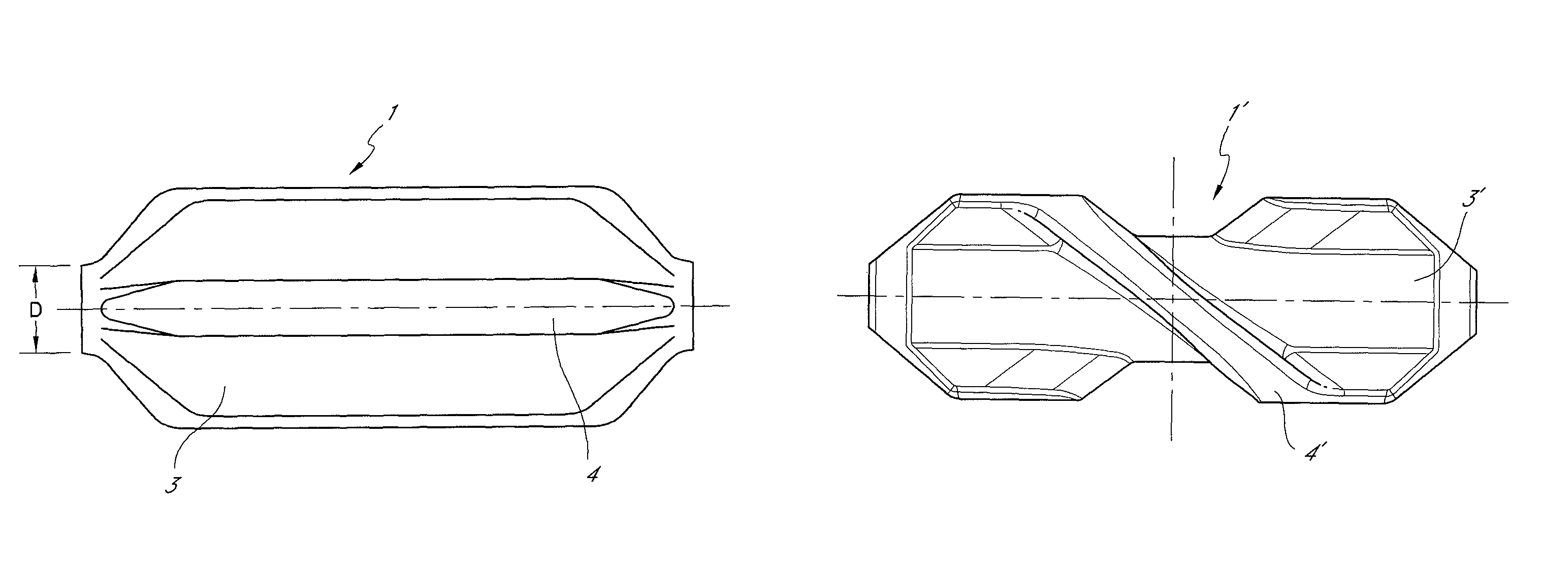 Centralizer for tubular elements