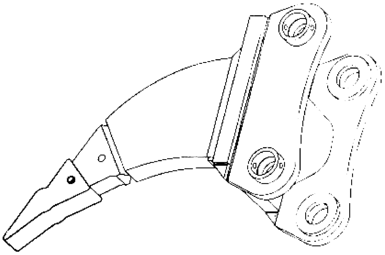 Split crusher and breaking device thereof