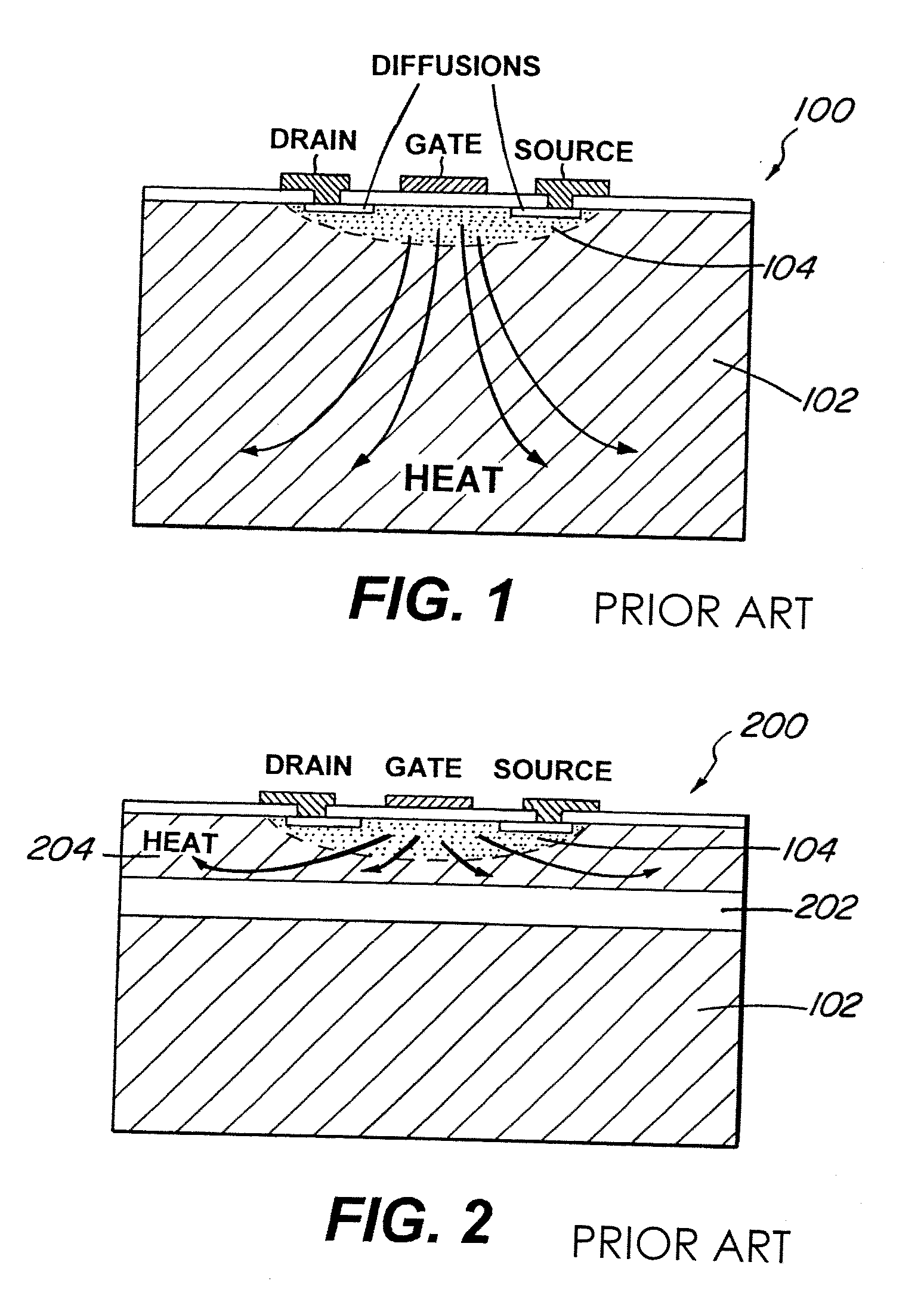 Lateral graphene heat spreaders for electronic and optoelectronic devices and circuits