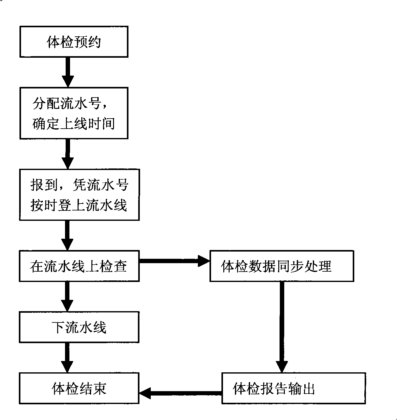 Physical examination process system