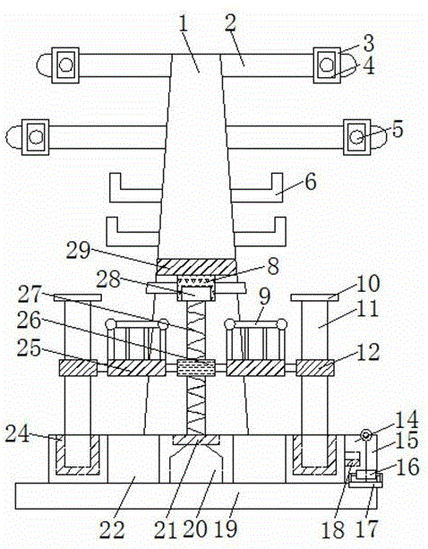 Electric power pole and tower