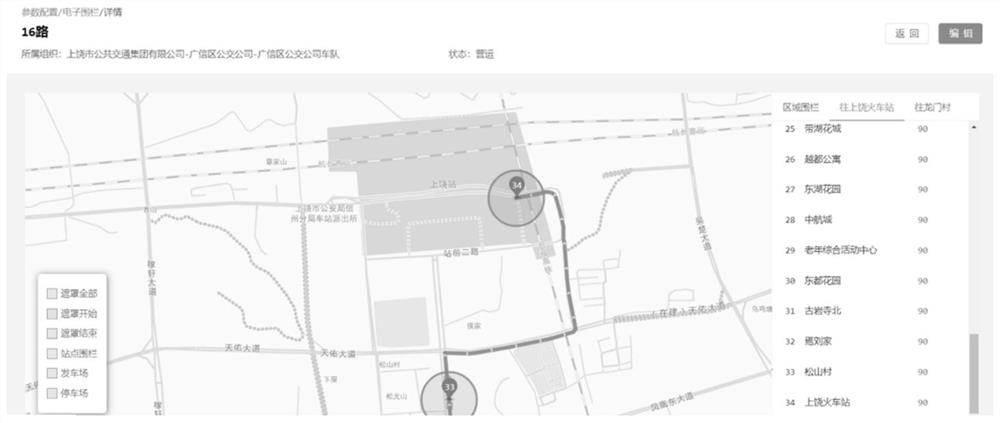 Method for collecting running state of bus shift in real time