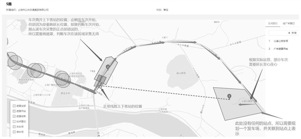 Method for collecting running state of bus shift in real time