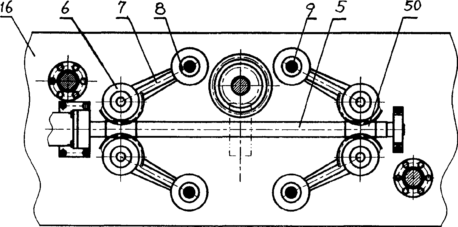 Tyre expanding mechanism for X-ray tyre detecting machine