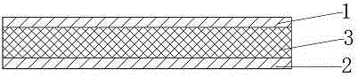 Natural fiber/polymer fibrous layer laminated automobile chair-back sheet material and production method