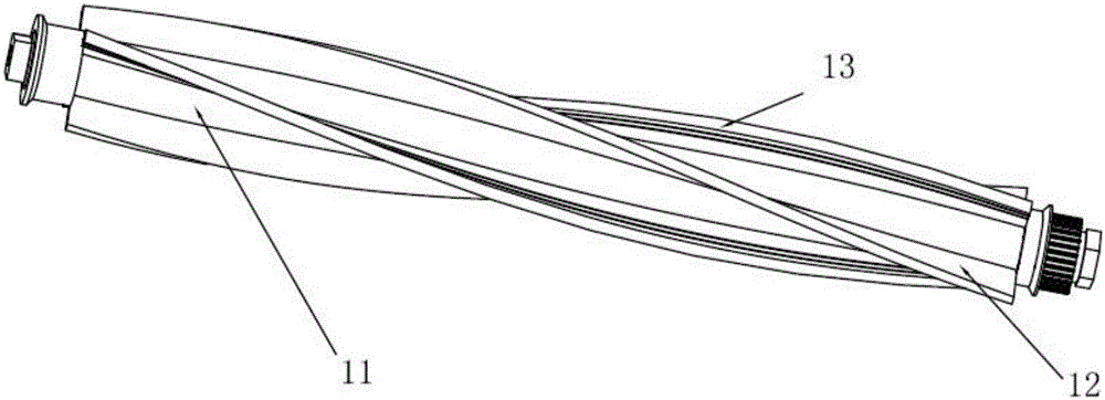 Rolling brush and cleaning appliance with same