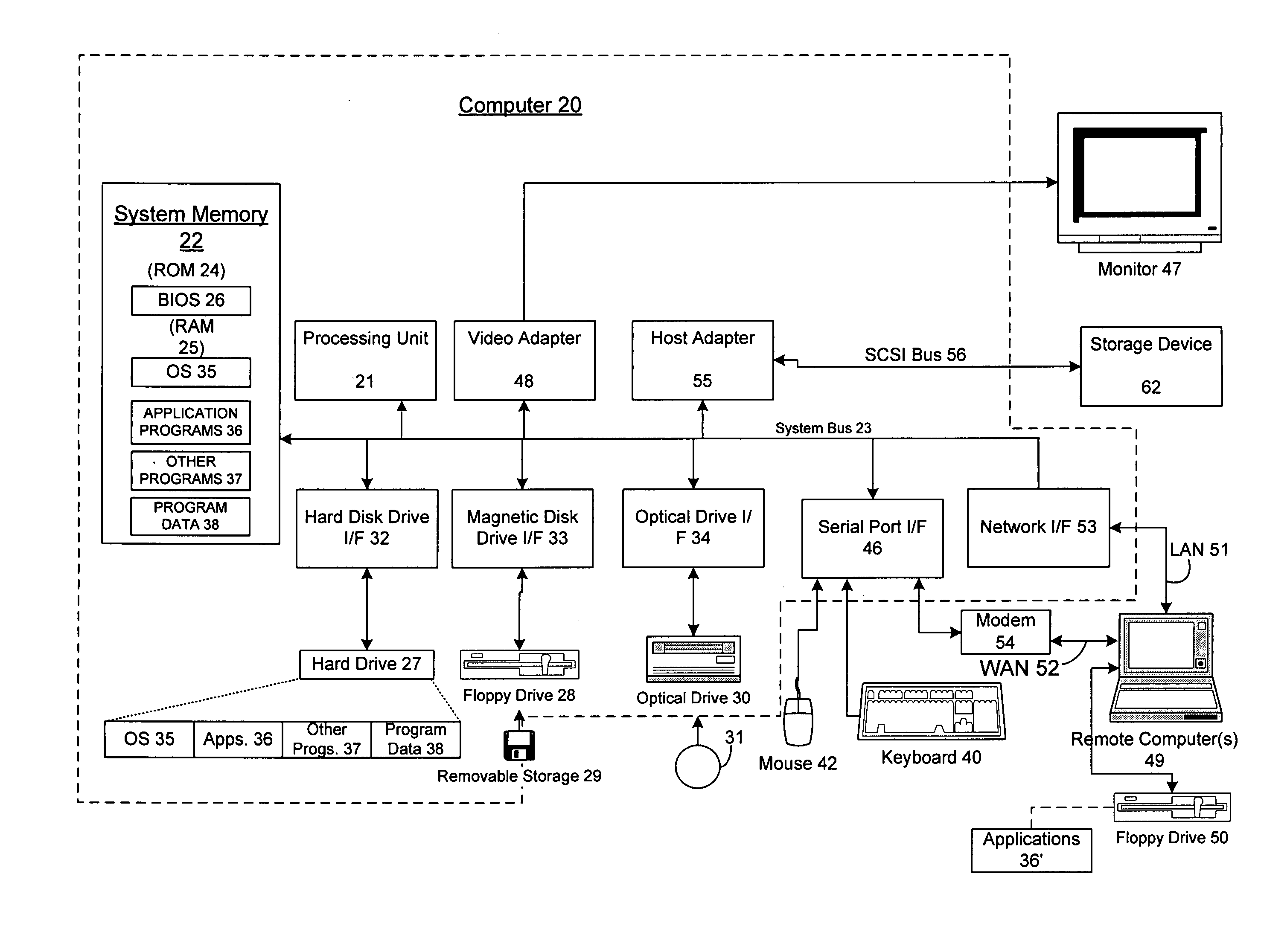 Systems and methods for a disaster recovery system utilizing virtual machines running on at least two host computers in physically different locations