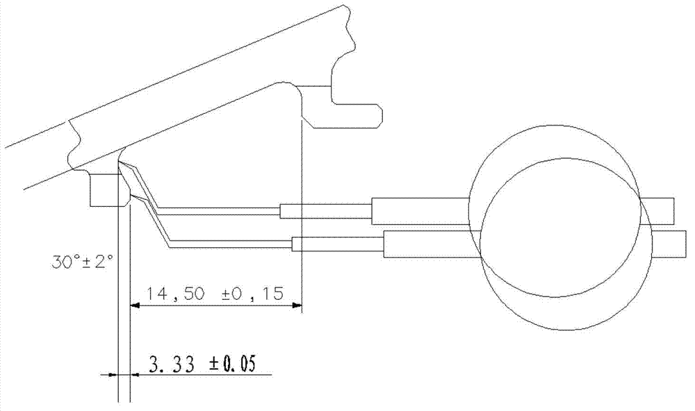 Method for realizing on-line measurement of multi-purpose measuring head for vertical numerically controlled lathe