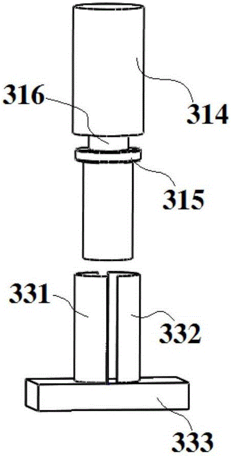 Online measurement device and method for temperature of large blast furnace molten iron