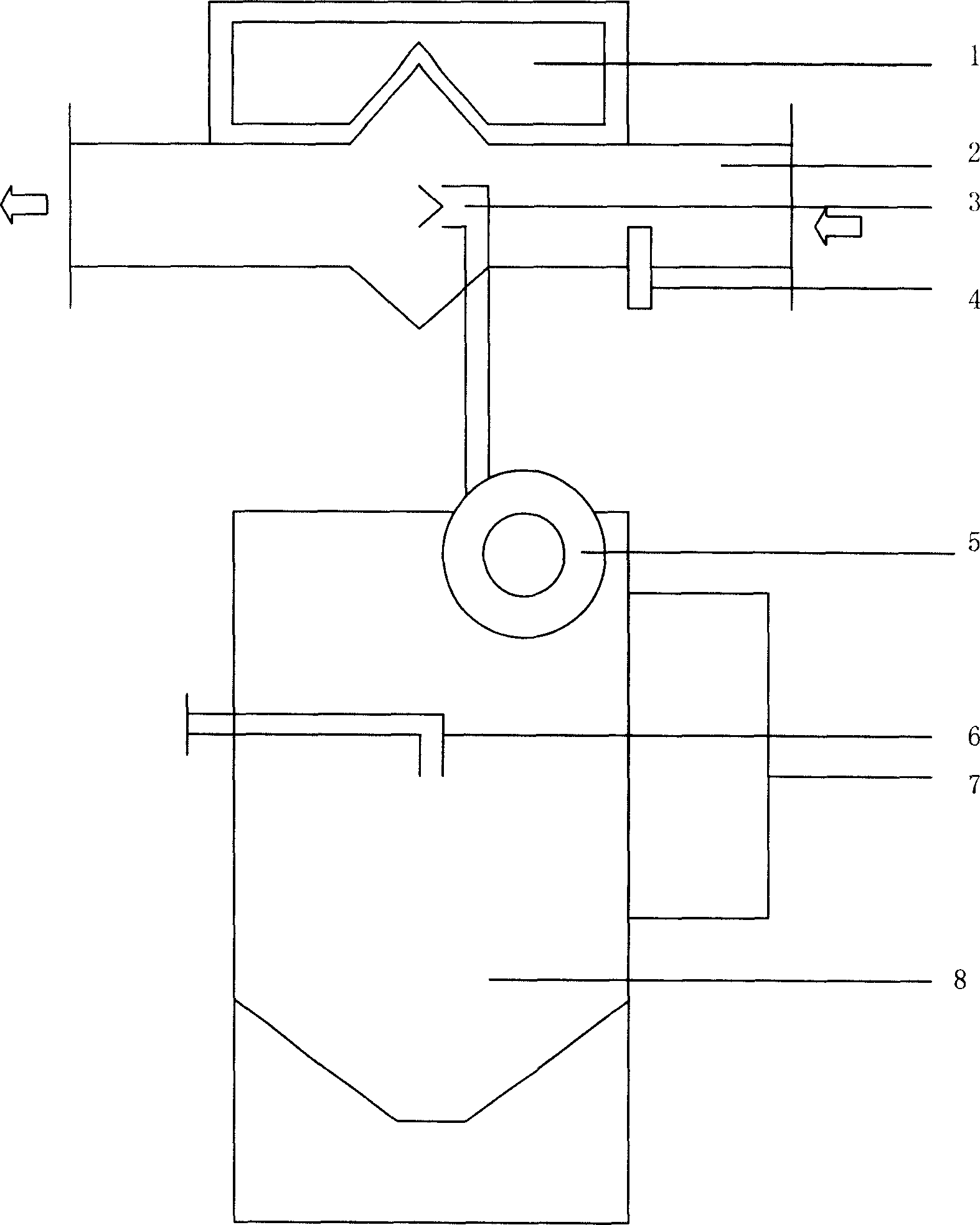 Method for processing air pollutant by using bug dust and device thereof