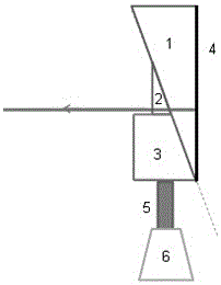 Optical phase retarder for measuring length of ocular axis