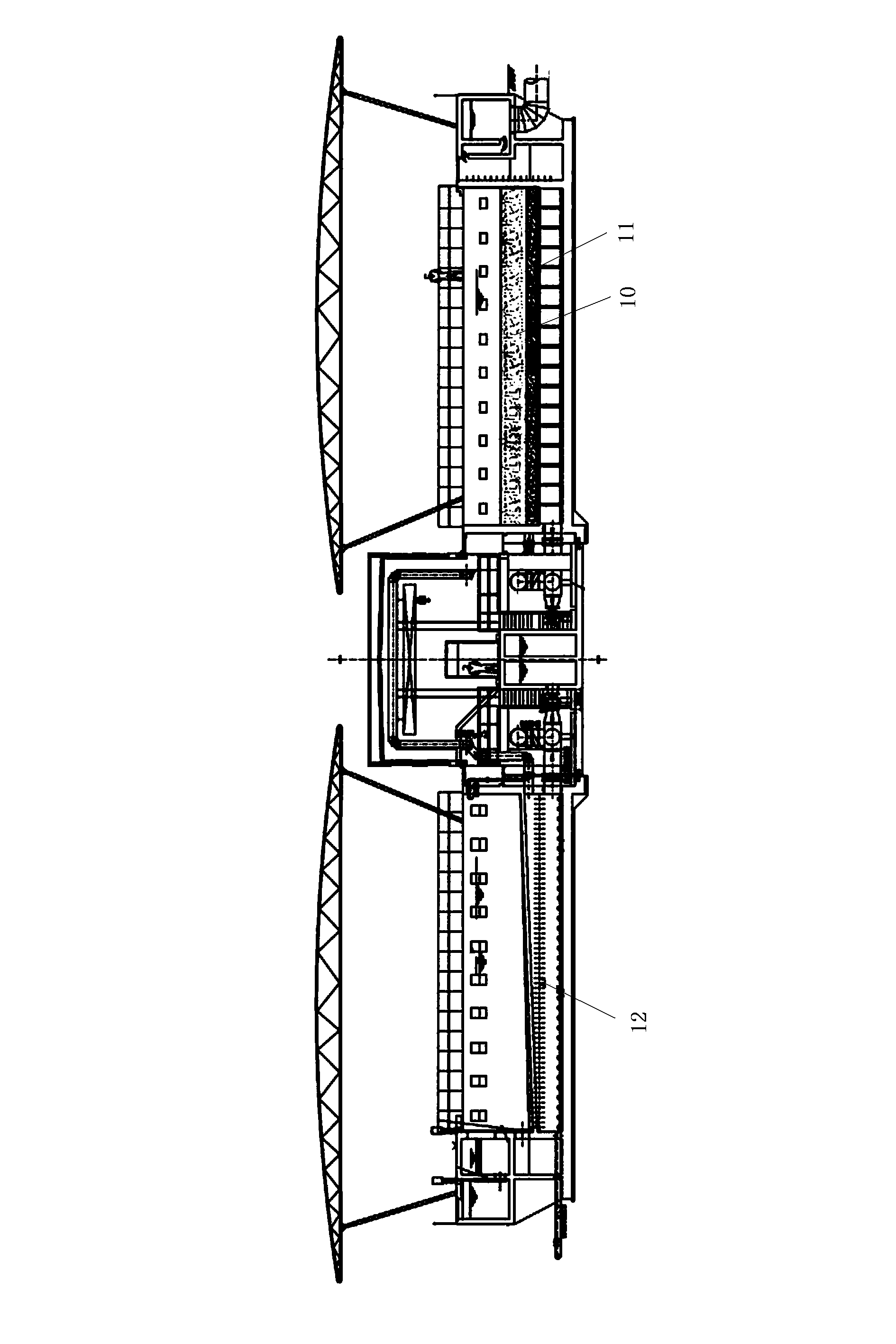 Combined processing technology for slightly polluted raw water