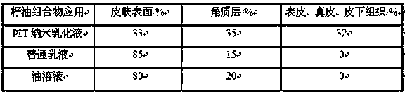 A kind of preparation method of anti-wrinkle composition and pit nanoemulsion thereof