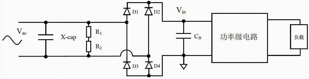 Capacity discharge method and circuit