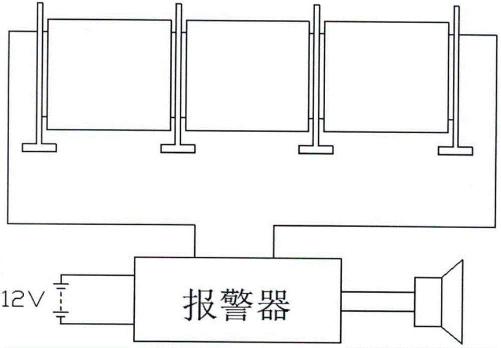 Safety fence for electrical maintenance site