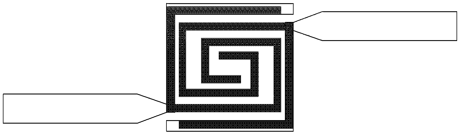 Broadband band-pass filter based on spiral defected ground