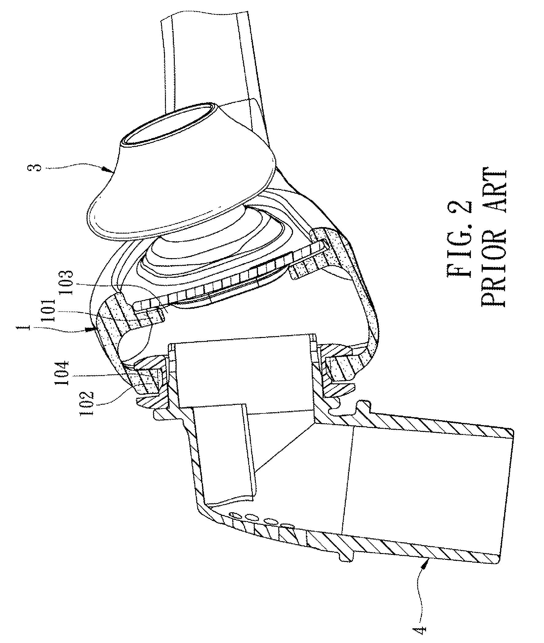 Breathing assistance apparatus having floating function