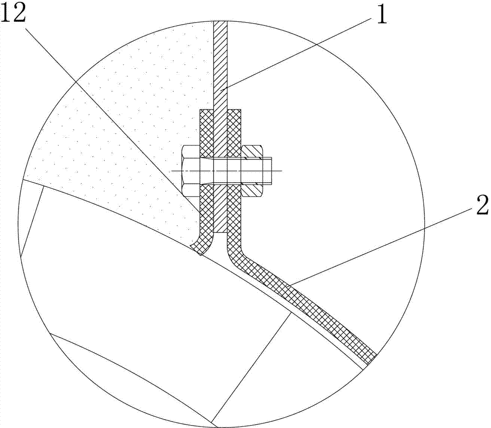 Rotary drum grille type packing device