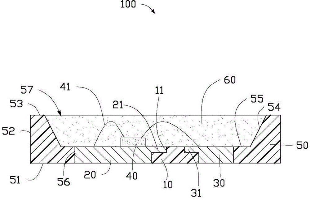 Light-emitting diode-packaging structure