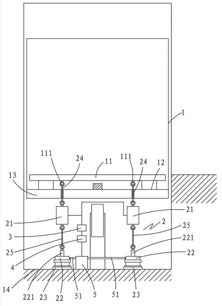 Elevator load detection device and method thereof