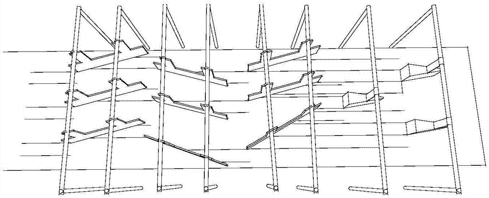 Coal and gangue sorting device and system