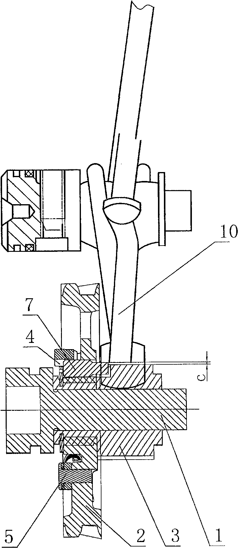 Lower positioned camshaft type engine decompression device